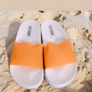 Matte Orange Slides